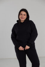 Жіночий костюм 23.2198 48(XL), 50(2XL), 52(3XL), колір вугільно-чорний - Зображення 4
