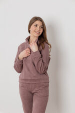 Костюм 25.2565 н Замш тонкий, колір Кавовий, 42(S), 44(М), 46(L), 48(XL) - Зображення 4