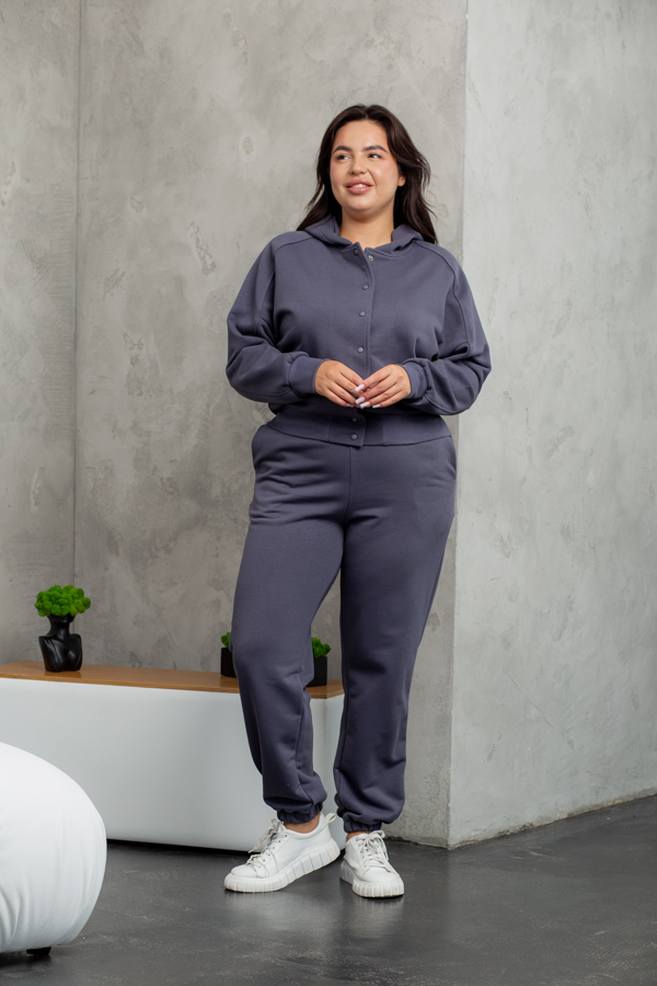 img_6731 Костюм Aksan 24.2413 48(XL), 50(2XL) Колір графіт - Зображення 1