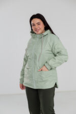 Жіноча вітровка 23.2211 50(2XL),52(3XL),54(4XL), колір оливковий - Зображення 4