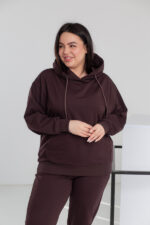 Костюм жіночий Aksan 24.2264 46(L),48(XL),50(2XL) колір темний шоколад - Зображення 4