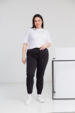 Жіночі штани 24.2266 50(2XL), 52(3XL), 54(4XL), 56(5XL), колір вугільно-чорний