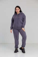 Костюм 23.2208 б Трикотаж петля, колір Графіт темний, 48(XL), 50(ХХL), 52(3XL)