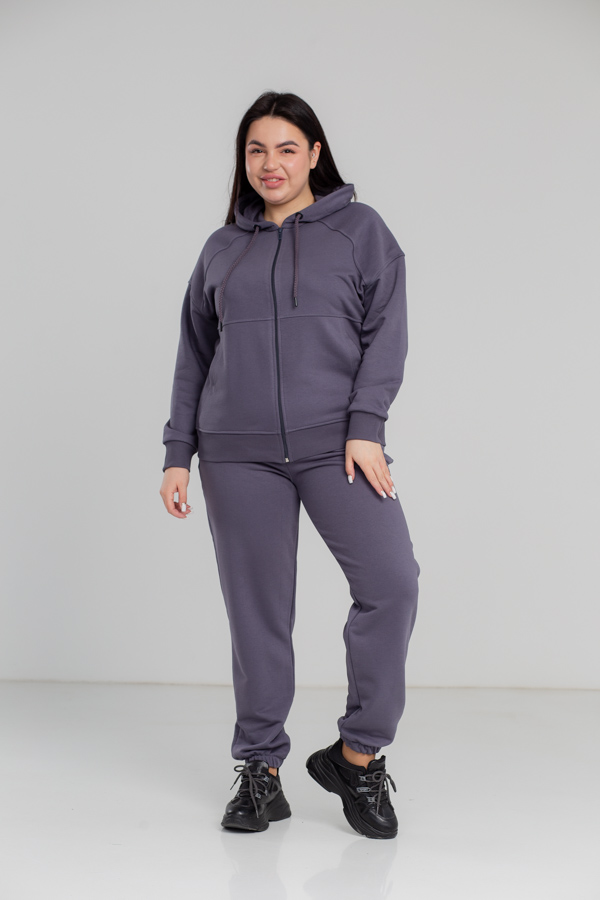 img_9022-1 Жіночий костюм 23.2208 48(XL), 50(2Xl), 52(3XL), колір темний графіт - Зображення 1