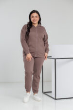 Жіночий костюм 24.2267 50(2XL), 52(3XL), 54(4XL), колір світло-коричневий