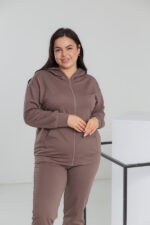 Жіночий костюм 24.2267 50(2XL), 52(3XL), 54(4XL), Колір Кавовий - Зображення 4