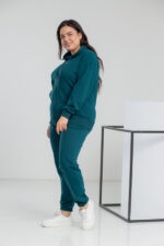 Костюм жіночий Aksan 23.2049 48(XL),50(2XL),52(3XL) колір темно - зелений - Зображення 2