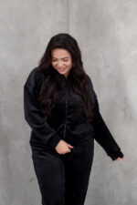 Жіночий костюм 23.2158 48(Xl), 50(2XL), 52(3XL), колір вугільно-чорний - Зображення 4