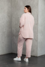 Жіночий костюм 24.2327 48(Xl), 50(2XL), 52(3XL), колір пудра - Зображення 3