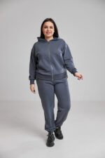 Костюм 25.2567 б Трикотаж петля, колір Графіт, 46(L), 48(XL), 50(ХХL)