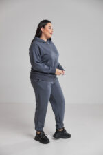 Костюм 25.2567 б Трикотаж петля, колір Графіт, 46(L), 48(XL), 50(ХХL) - Зображення 2