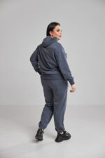 Костюм 25.2567 б Трикотаж петля, колір Графіт, 46(L), 48(XL), 50(ХХL) - Зображення 3