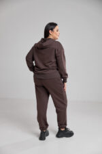 Костюм 25.2567 б Трикотаж петля, колір Темний шоколад, 46(L), 48(XL), 50(ХХL) - Зображення 3