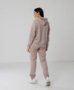 Костюм жіночий 22.1417, 42(S), 44(M), 46(L), 48(XL), капучіно, стиль casual (кежуал), замшевий костюм на замку - Зображення 3