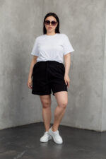 Шорти 24.2314 б Трикотаж двухнитка, колір Чорний, 48(XL), 50(ХХL), 52(3XL) - Зображення 4
