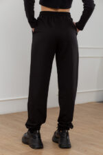 Штани жіночі 21.908, 40(XS), 42(S), 44(M), 46(L), чорний, базові спортивні джогери - Зображення 3