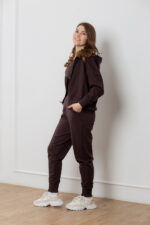Костюм 25.2571 н Трикотаж двухнитка, колір Темний шоколад, 40(XS), 42(S) - Зображення 2