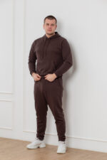 Костюм 25.2560 н Трикотаж петля, колір Темний шоколад, L, XL, М
