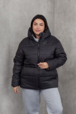 Жіноча куртка 23.2160 48(XL), 50(2Xl), 52(3XL), колір вугільно-чорний - Зображення 4