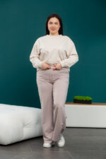Жіночі штани 24.2261 48(XL), 50(2XL), 52(3XL), колір лате