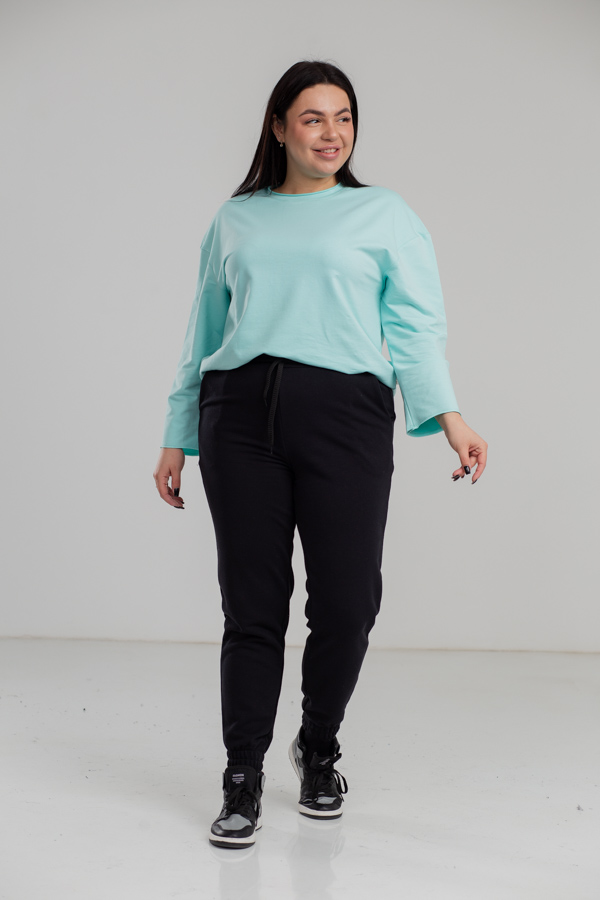 img_6528-1 Жіночі штани 23.2193 50(2XL), 52(3XL), 54(4XL), колір вугільно-чорний - Зображення 1