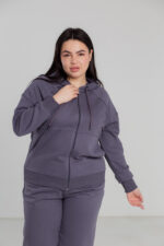Жіночий костюм 23.2208 48(XL), 50(2Xl), 52(3XL), колір темний графіт - Зображення 4