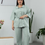Костюм 25.2656 б Льон, колір М'ята , 48(XL), 50(ХХL), 52(3XL)