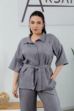 Set 25.2656 linen, color Gray graphite, 48(XL), 50(XXL), 52(3XL) - Image 4