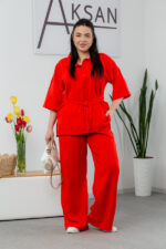 Set 25.2656 linen, color Red, 48(XL), 50(XXL), 52(3XL)