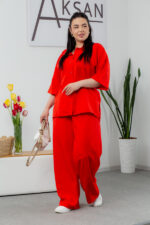 Set 25.2656 linen, color Red, 48(XL), 50(XXL), 52(3XL) - Image 2