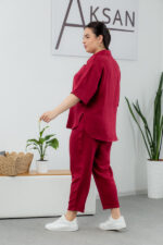 Костюм 25.2652 б Льон, колір Бургунді, 48(XL), 50(ХХL), 52(3XL) - Зображення 3