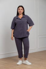 Жіночий костюм 24.2327 48(Xl), 50(2XL), 52(3XL), колір графіт