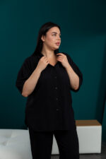 Жіночий костюм 24.2327 48(Xl), 50(2XL), 52(3XL), колір чорний - Зображення 4