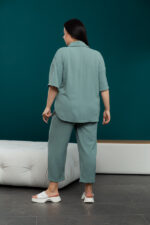 Жіночий костюм 24.2327 48(Xl), 50(2XL), 52(3XL), колір оливковий - Зображення 3