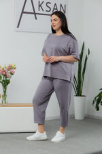 Set 25.2678 two-thread knit fabric, color Dark gray, 48(XL), 50(XXL), 52(3XL) - Image 2