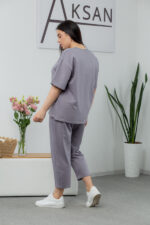 Set 25.2678 two-thread knit fabric, color Dark gray, 48(XL), 50(XXL), 52(3XL) - Image 3
