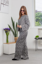 Костюм 25.2706 н Шовк армані принт, колір Молочний, 42(S)-44(M), 46(L)-48(XL) - Зображення 2