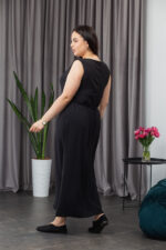 Сукня 25.2667 б Американський креп, колір Чорний, 48(XL), 50(ХХL), 52(3XL) - Зображення 3