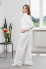 Костюм 25.2568 н Трикотаж петля, колір Молочний, 40(XS), 42(S), 44(М) - Зображення 2