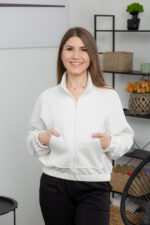 Кофта 25.2601 н Трикотаж петля, колір Молочний, 40(XS) - 42(S), 44(М) - 46(L)
