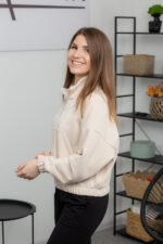 Кофта 25.2601 н Трикотаж петля, колір Кремовий, 40(XS) - 42(S), 44(М) - 46(L) - Зображення 2