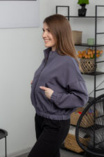 Кофта 25.2601 н Трикотаж петля, колір Графіт, 40(XS) - 42(S), 44(М) - 46(L) - Зображення 2