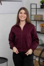 Кофта 25.2601 н Трикотаж петля, колір Бургунді, 40(XS) - 42(S), 44(М) - 46(L)