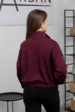 Кофта 25.2601 н Трикотаж петля, колір Бургунді, 40(XS) - 42(S), 44(М) - 46(L) - Зображення 3