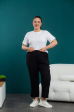 Штани 24.2350 б Американський креп, колір Чорний, 48(XL), 50(ХХL), 52(3XL) - Зображення 4