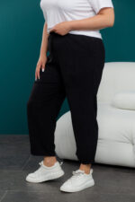 Штани 24.2350 б Американський креп, колір Чорний, 48(XL), 50(ХХL), 52(3XL) - Зображення 2