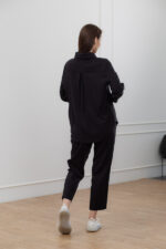Костюм 23.1972 н Стрейч льон, колір Чорний, 42(S), 44(М), 46(L) - Зображення 2