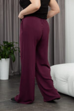 Штани 24.2322 б Американський креп, колір Бургунді, 46(L), 48(XL), 50(ХХL) - Зображення 3