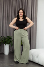 Штани 24.2322 б Американський креп, колір Фісташка, 46(L), 48(XL), 50(ХХL) - Зображення 4