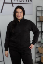 Костюм 25.2619 б Трикотаж двухнитка, колір Чорний, 48(XL), 50(ХХL), 52(3XL) - Зображення 4